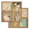 Papel de Scrap Stamperia Klimt - 4 Tarjetas