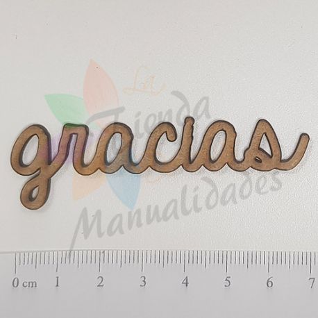 GRACIAS - FRASES EN FORMA DE SILUETA DM