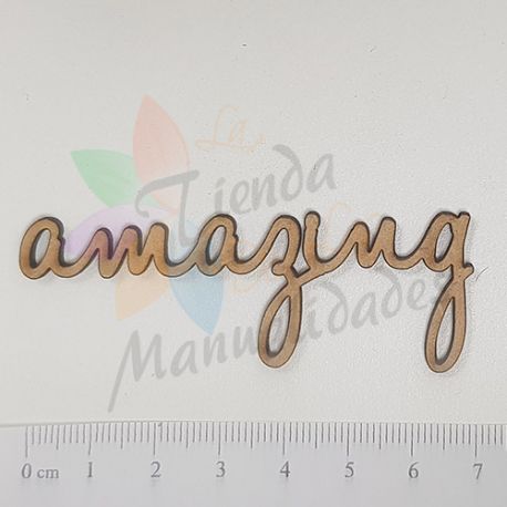 Letras grandes de madera DM de 20 cm de alto y 2 cm de ancho - Dayka