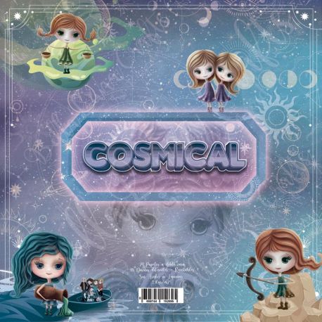 BELLALUNA COSMICAL COLLECTION 24 PAPELES 8X8"