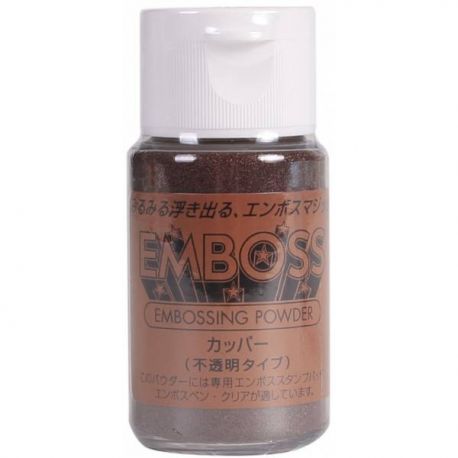 Polvos para embossing opacos EMBOSS Tsukineko 28gr Cobre