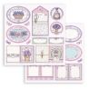 Bloc Scrap 10 hojas 30.5x30.5 (12"x12") 2 caras Provence