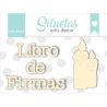 Chipboard "LIBRO DE FIRMAS" Artis Decor