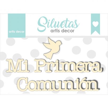 Chipboard "MI PRIMERA COMUNION" Artis Decor