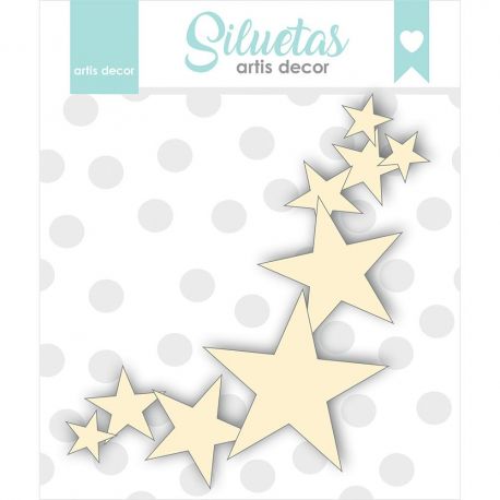 Chipboard "ESTRELLAS" Artis Decor