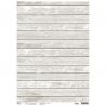 Papel de Arroz A3 Ciao Bella -  White Wood