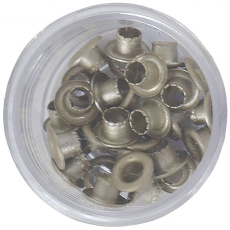 Eyelets - METALICO ORO MATE - 30ud