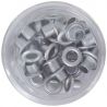 Eyelets - METALICO PLATA MATE - 30ud