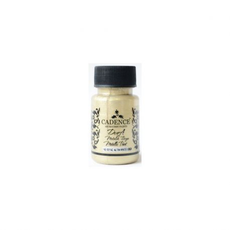 Pintura DORA Metallic "Oro Blanco" 50ml