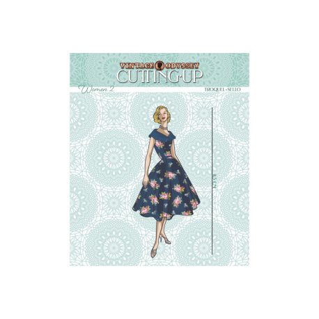 Troquel y Sello "Mujer 2" - SAVOIR FAIRE - Vintage Odyssey