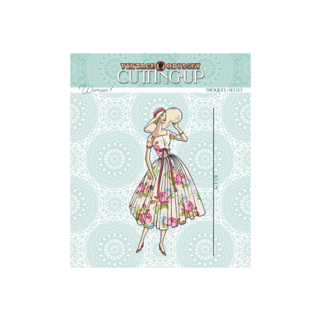 Troquel y Sello "Mujer 3" - SAVOIR FAIRE - Vintage Odyssey