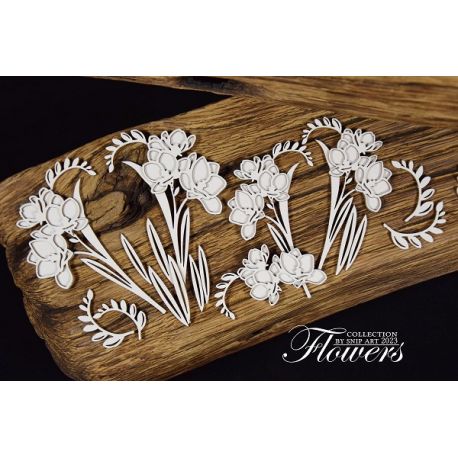 Chipboard Freesias - Flowers