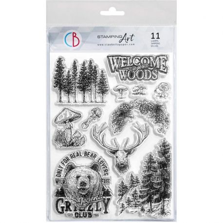 Clear Stamp Set 6x8 In to the wild