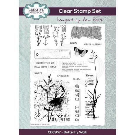 Butterfly Walk Stamp - Creative Expressions
