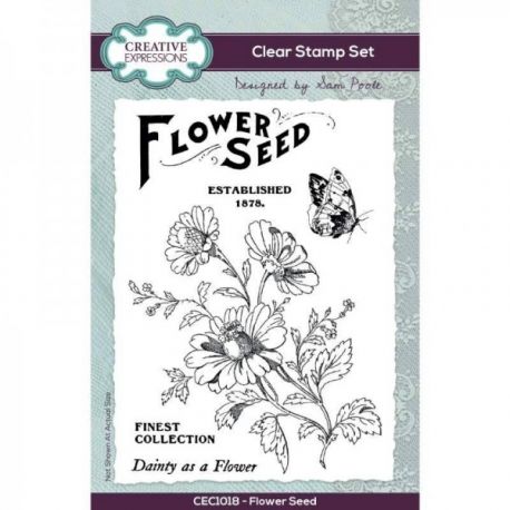 Flower Seed Stamp - Creative Expressions