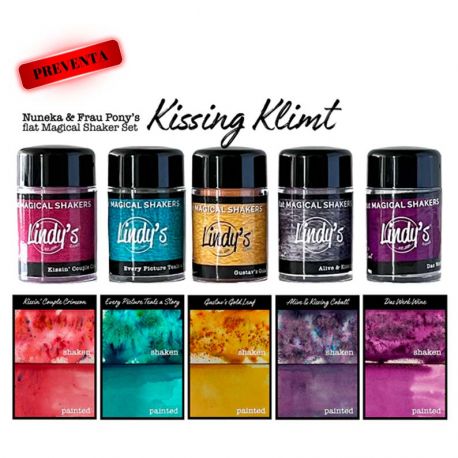 Kissing Klimt Flat Shaker Set