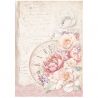 Papel de arroz A4 Romance Forever - RELOJ