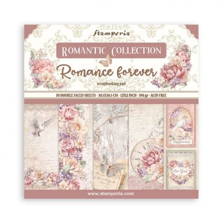 ROMANCE FOREVER - 10 hojas 30.5x30.5 (12"x12")