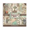 BROCANTE ANTIQUES - 10 hojas 30.5x30.5 (12"x12")