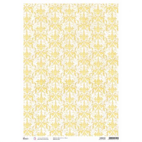 Papel de Arroz A3 Ciao Bella -Golden Damask