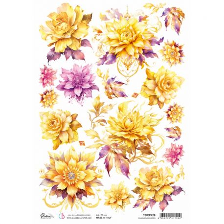 Papel de Arroz A4 Ciao Bella - Charmed Flowers