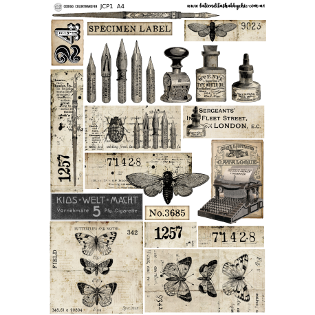 DECO TRANSFER A4 - Tiendita Shabby Chic