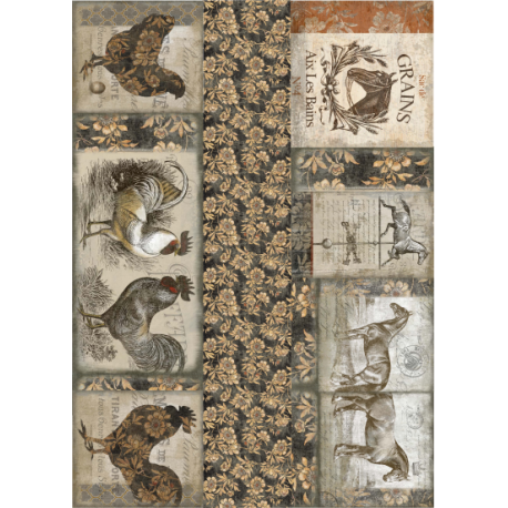 Lamina de seda 50x70 -  La Tiendita Shabby chic