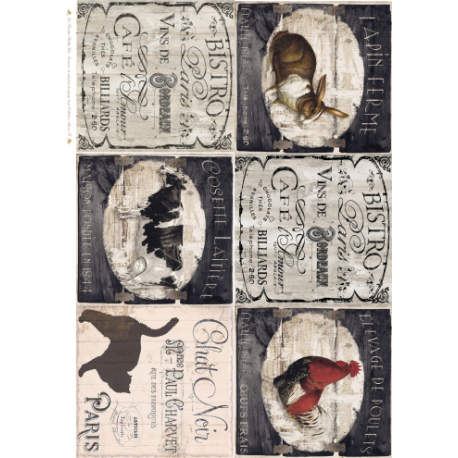 Lamina de seda 50x70 -  La Tiendita Shabby chic