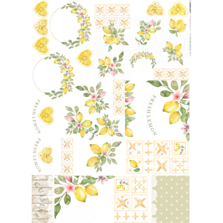 Lamina de seda 50x70 -  La Tiendita Shabby chic