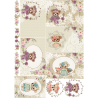 Lamina de seda 50x70 -  La Tiendita Shabby chic