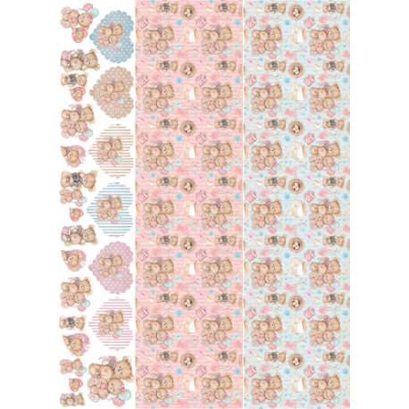 Lamina de seda 50x70 -  La Tiendita Shabby chic