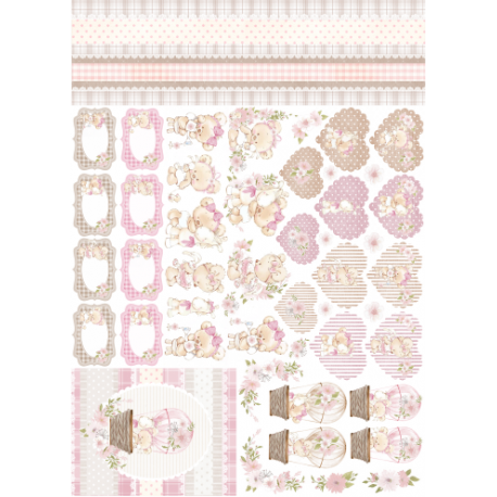 Lamina de seda 50x70 -  La Tiendita Shabby chic