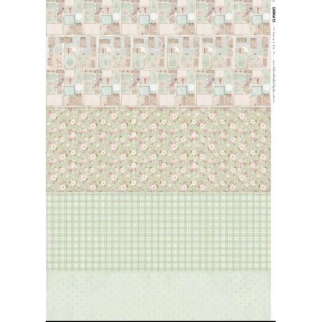 Lamina de seda 50x70 -  La Tiendita Shabby chic