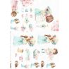 Lamina de seda 50x70 -  La Tiendita Shabby chic