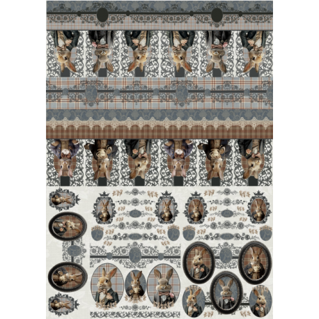 Lamina de seda 50x70 -  La Tiendita Shabby chic