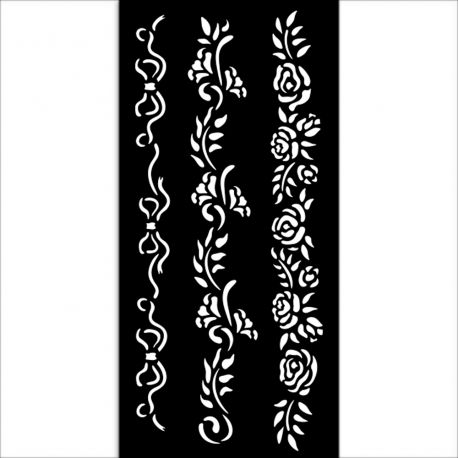 Stencil Stamperia 12x25cm - TIMELESS BORDES