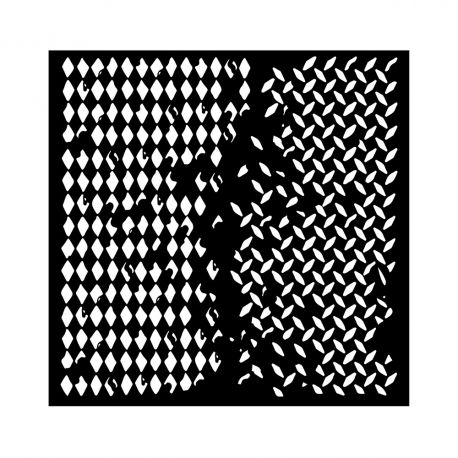 Stencil Stamperia 18x18cm - DOBLE TEXTURA