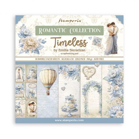TIMELESS - 10 hojas 30.5x30.5 (12"x12")