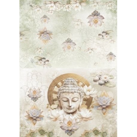 Lamina de seda 50x70 -  La Tiendita Shabby chic