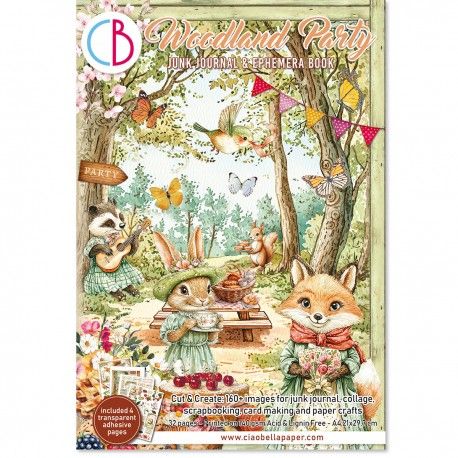 WOODLAND PARTY Ephemera Book A4