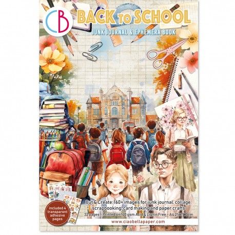 BACK TO SCHOOL Ephemera Book A4
