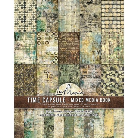 Mixed Media book TIME CAPSULE A4