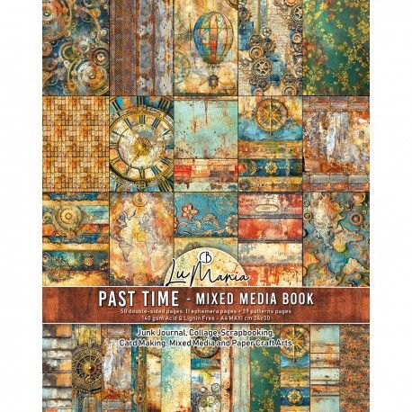 Mixed Media book PAST TIME A4