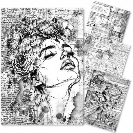 Mixed Media rice paper A4 MEANINGFUL MEMORIES