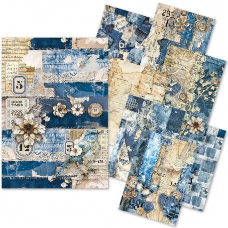 Craftmix URBAN BLUE DENIM Mixed A5
