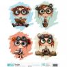 Transfer 25x30cm STEAMPUNK DOLLS