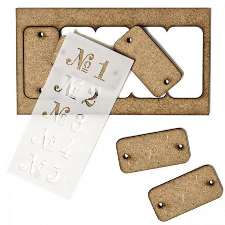 Conjunto 5 carteles + Stencil