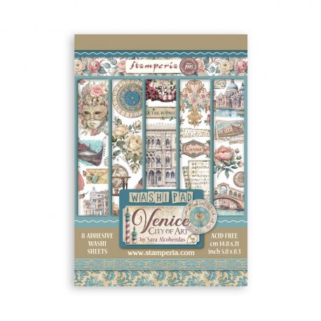 Washy Pad 8 hojas A5 -VENICE CITY OF ART