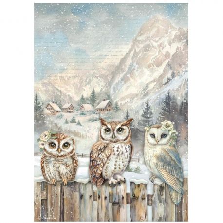 Papel de arroz DinA4 THE OWL'S HOUSE