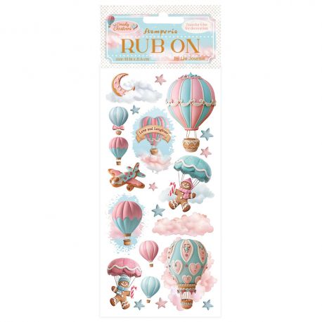 Tim Rub-On 10x21.6cm - CANDY CHRISTMAS
